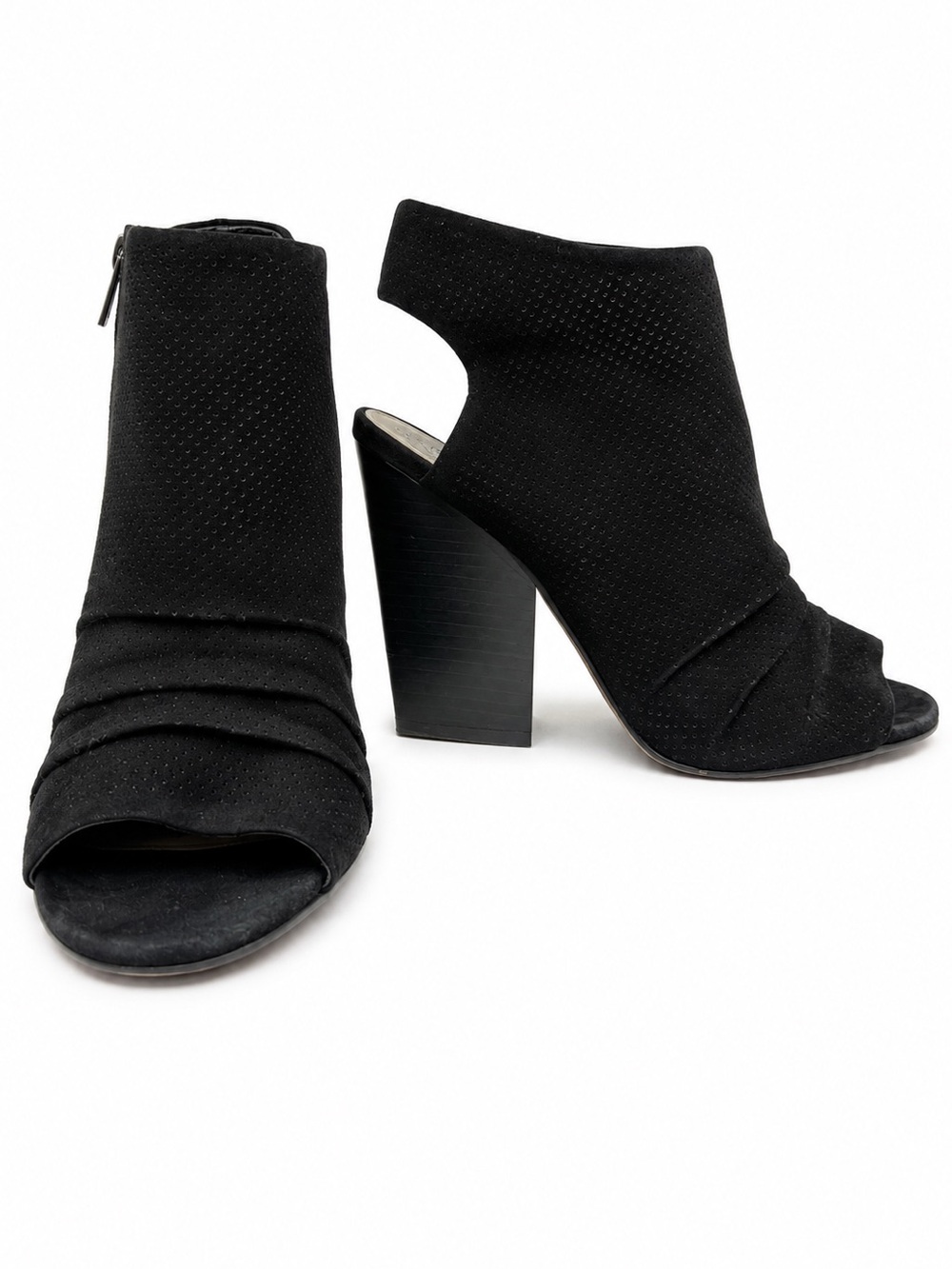 Vince Camuto Black Kentvi Open-Toe Block Heel sandals